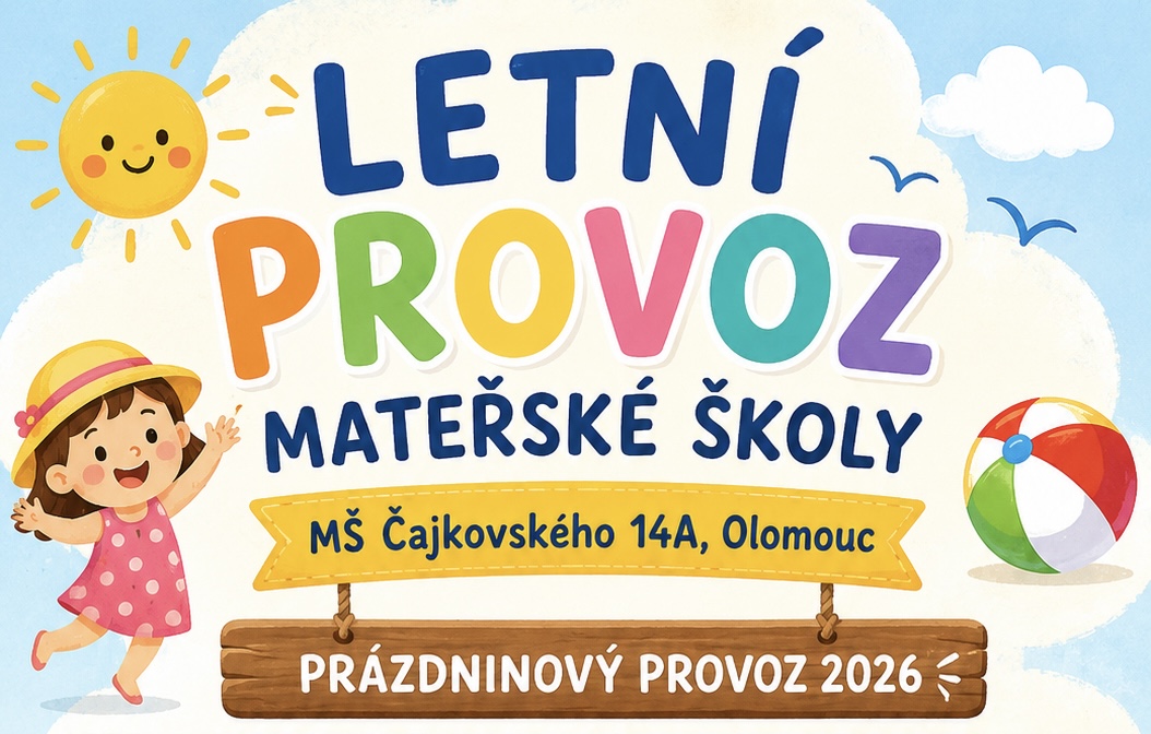 Letní provoz MŠ